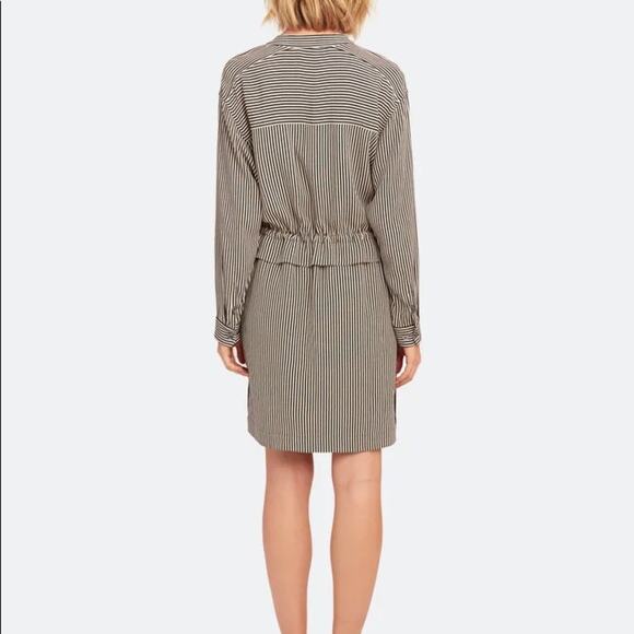 NWT New Equipment Lizza Long Sleeve Drawstring Dress Size 6 - Picture 5 of 14